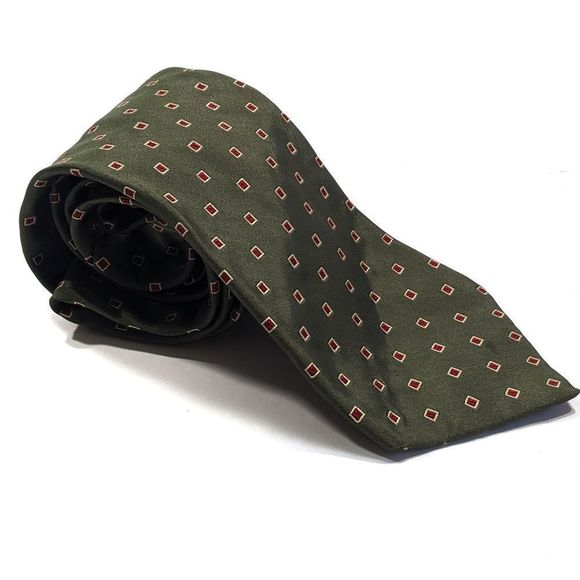 Brooks Brothers Other - Brooks Brothers Makers Tie Green with‎ Red Squares